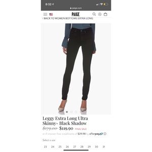 Paige Leggy Ultra Skinny Jeans Stretchy